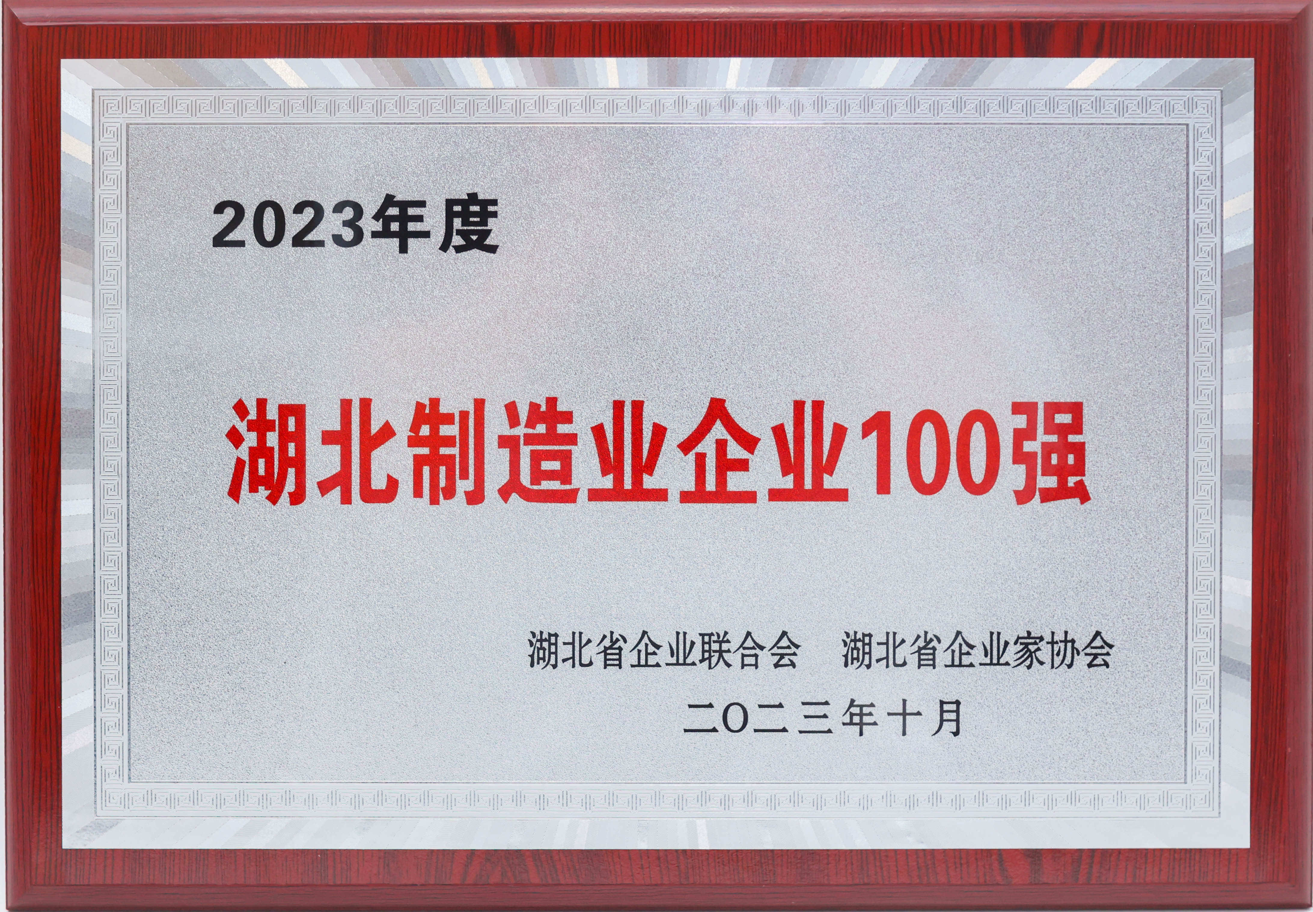 湖北制造業企業100強